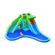 preview thumbnail 2 of 7, Inflatable Crocodile Style Water Slide Upgraded Kids Bounce Castle with 750W Blower - Multi - 224.5" x 203" x 94.5" (L x W x H)