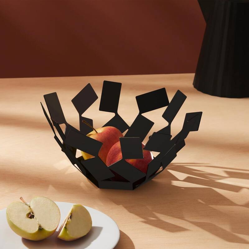 Alessi MT02B Stanza Dello Scirocco Fruit Holder, Black