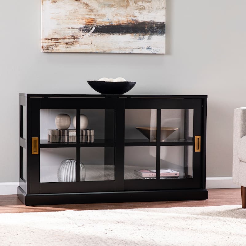 SEI Furniture Byhall Buffet Sideboard Accent Cabinet