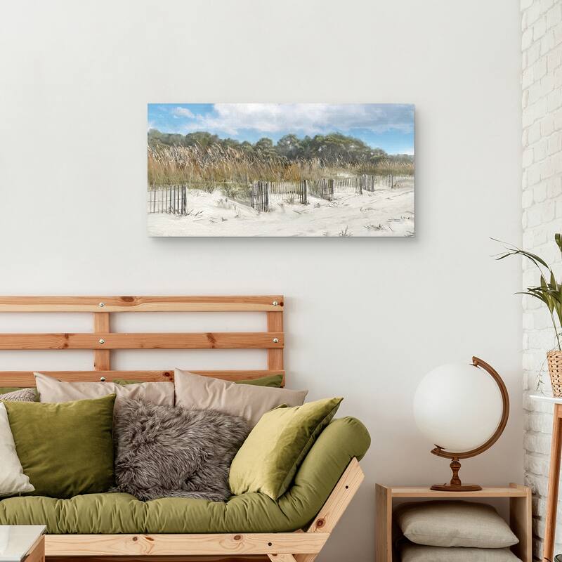 Along the Dunes Canvas Art Print