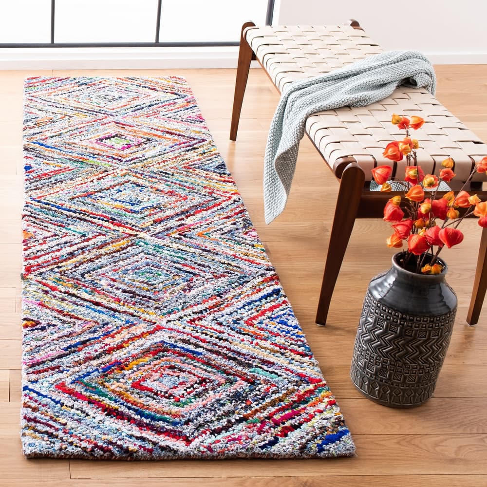 SAFAVIEH Handmade Nantucket Bengusu Contemporary Cotton Rug