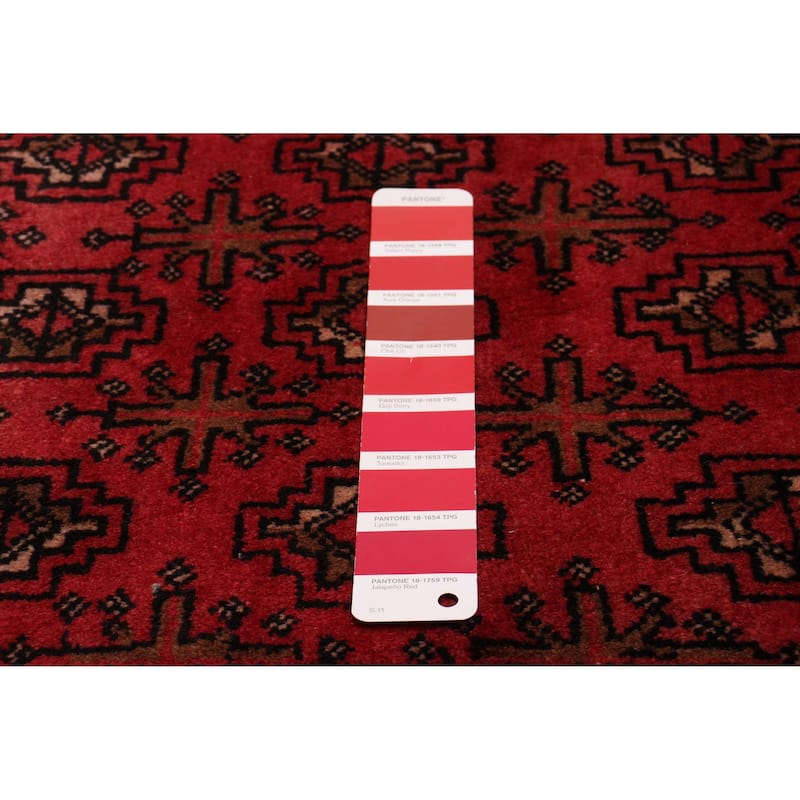 ECARPETGALLERY Hand-knotted Royal Baluch Red Wool Rug - 3'0 x 5'9