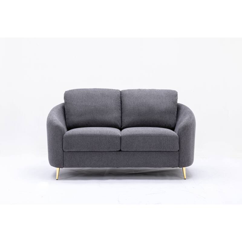 Stylish and Comfortable Linen Loveseat for Modern Living Spaces