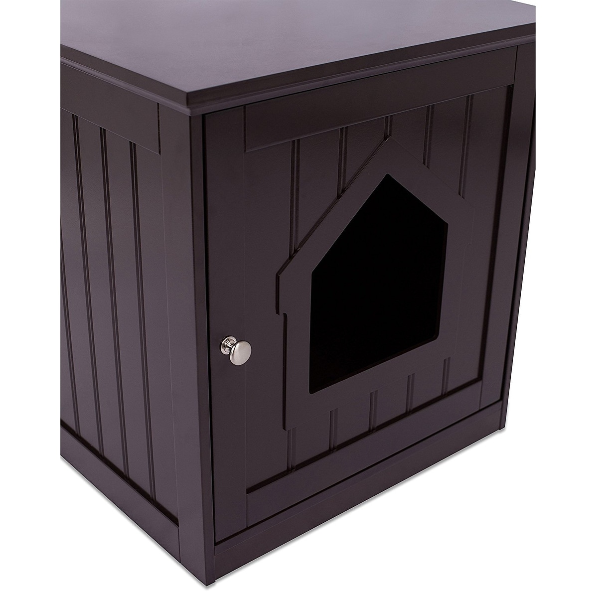 Pentaero 52X49X63.5 Cat Side Table Pet Bedside Cabinet Crates Decorative Cat House Side Table Pet Nightstand Crate Cat Litter Box Enclosures Suitable for Home /& Office WH
