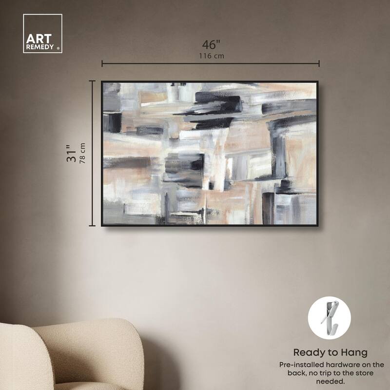Neutral Nirvana Canvas by Art Remedy