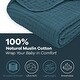 preview thumbnail 3 of 2, Baby Muslin Blanket - Large 40" X 40", Neptune, By Comfy Cub - Neptune