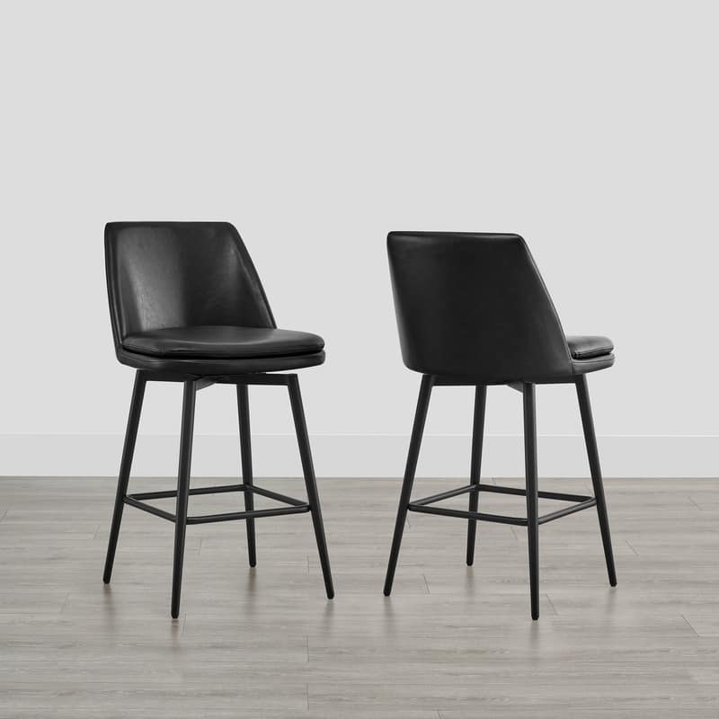 Ariel Counter Height Swivel Barstool Set