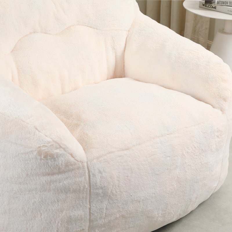 Bean Bag Chair, Bean Bag Sofa Chair with Armrests Stuffed High-Density Foam, Lazy Sofa Comfy Chairs BeanBag Chair