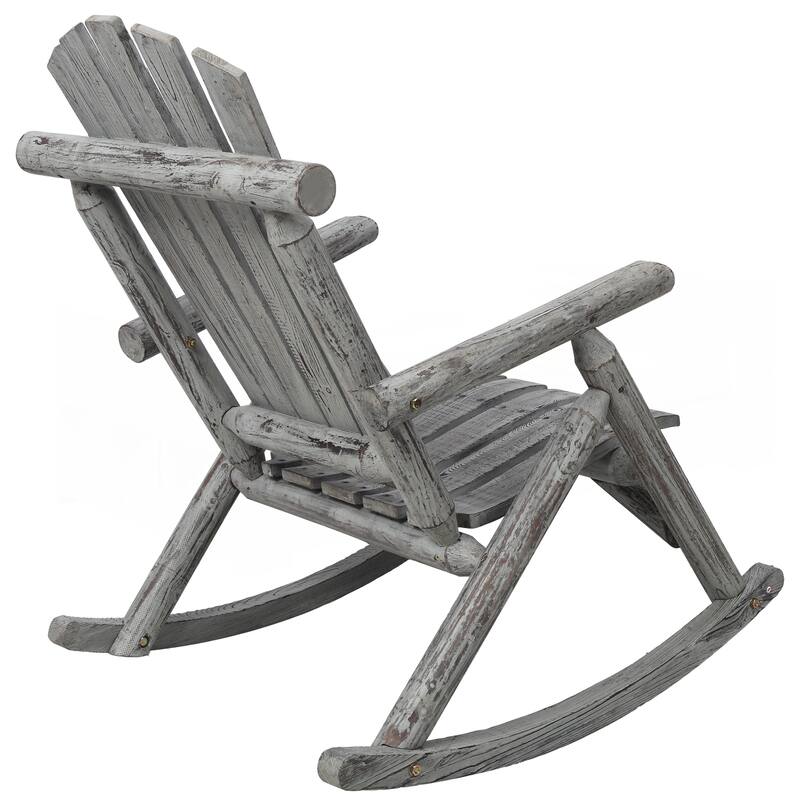 Durable Wooden Porch Rocker Chair