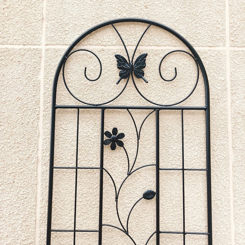 2 Pack Metal Garden Trellis 71in x 19.7in Rustproof Trellis
