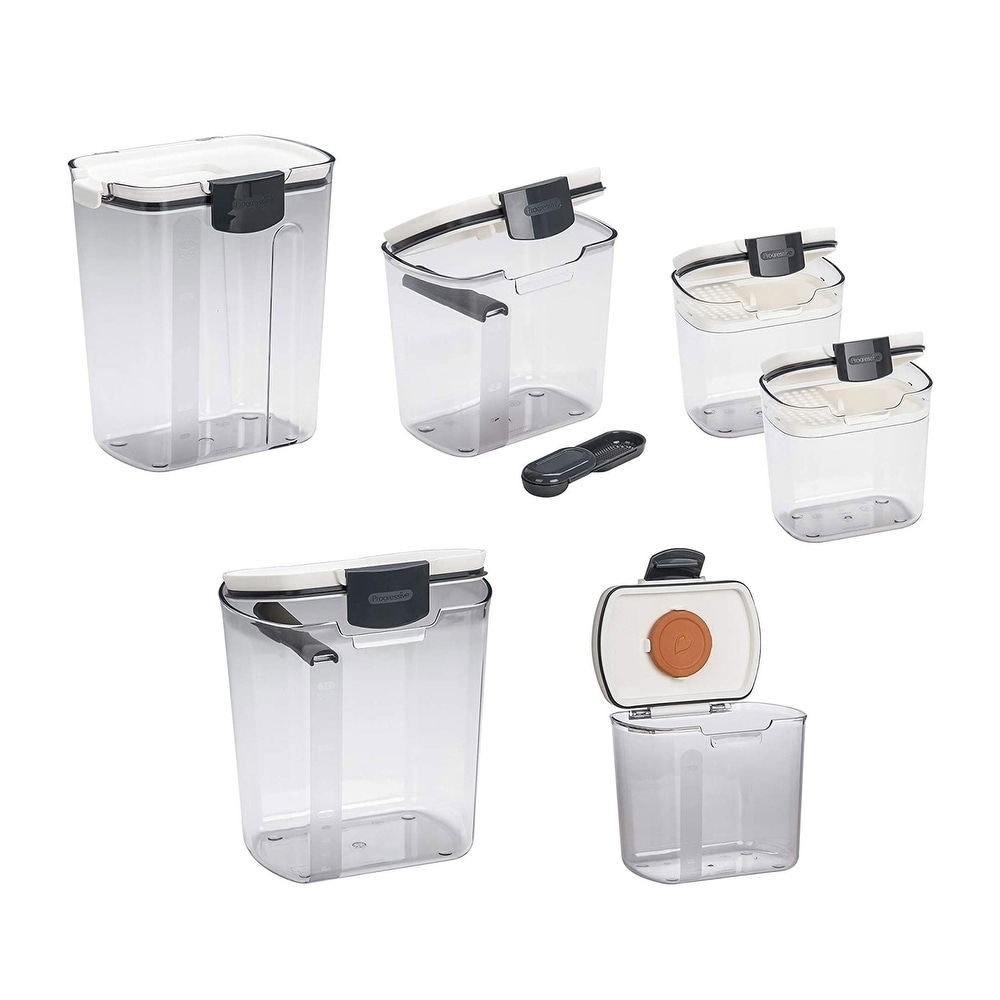 Sterilite Medium Nesting ShowOffs, Stackable Small Storage Bin with Lid, 6  Pack, 1 Piece - Baker's