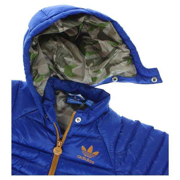 Shop Adidas Baby Boys Toddlers Snow Jacket Royal Blue Overstock