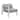 Nash Outdoor Alumnum Left Arm Chair with Cushions, Buff