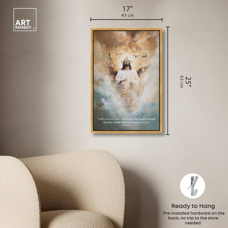 His Love Canvas by Art Remedy