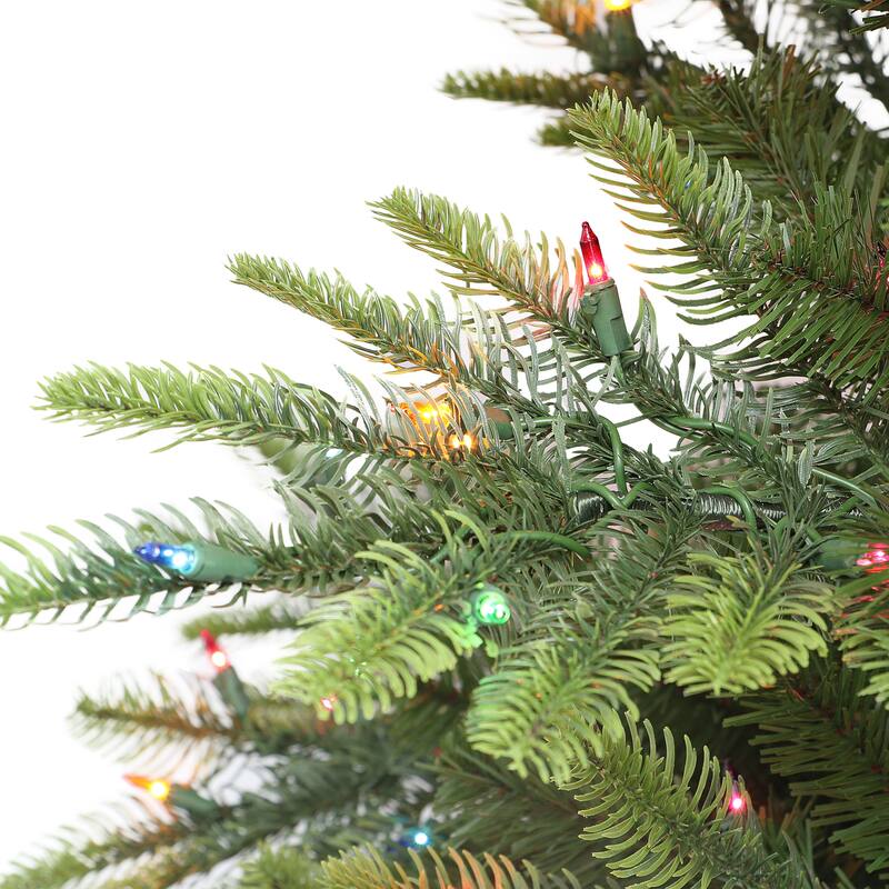 Puleo International 4.5 ft. Pre-lit Aspen Fir Tree