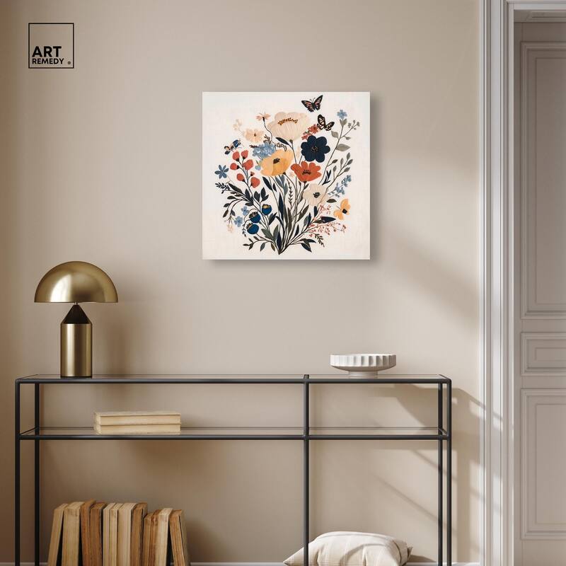 Garden of Threads I Canvas by Art Remedy, Gallery Wrapped