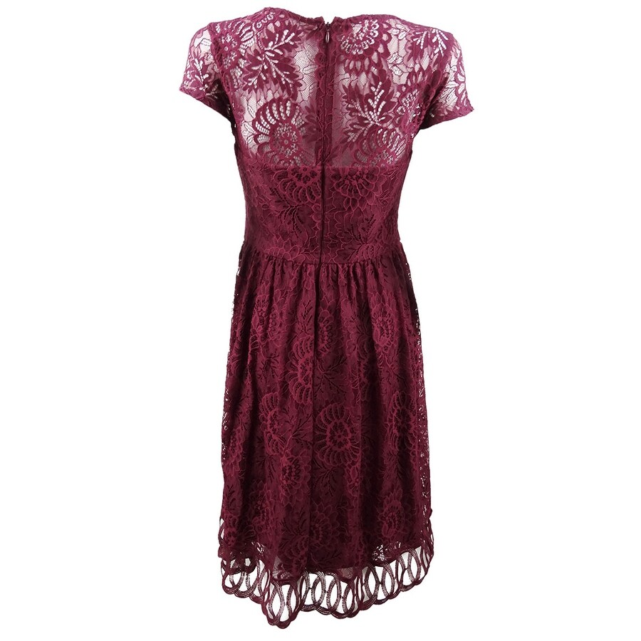 kensie lace midi dress Floral Lace Midi Dress