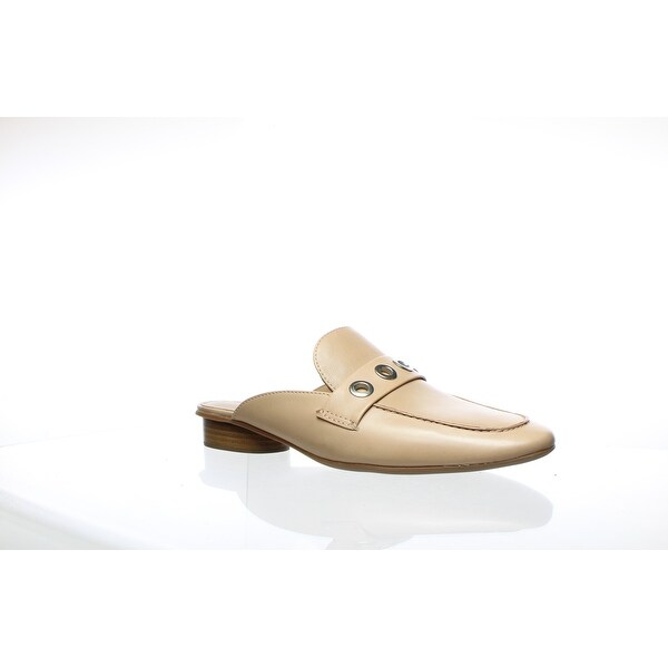 tan womens mules