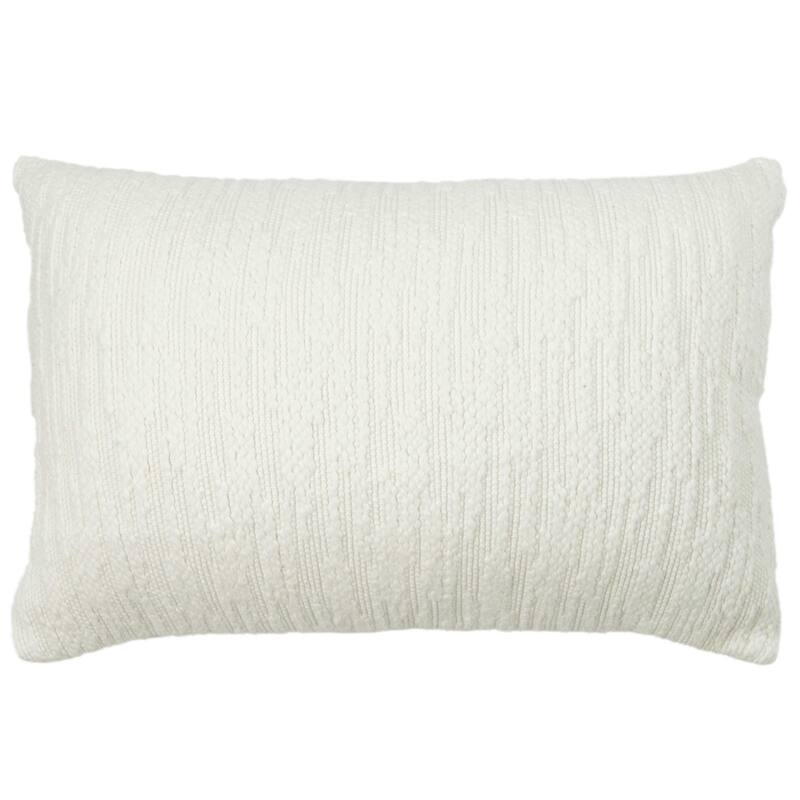 Rizzy Home Woven Dimensional Solid Throw Pillow