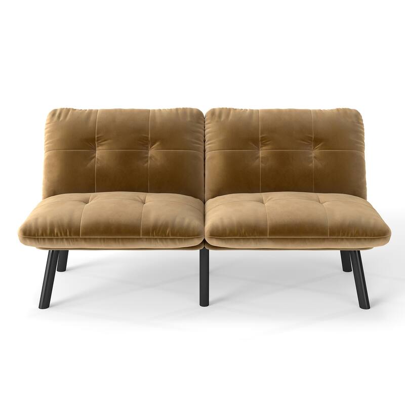 Convertible Folding Modern Sofa Bed, Back-Adjustable Sofa