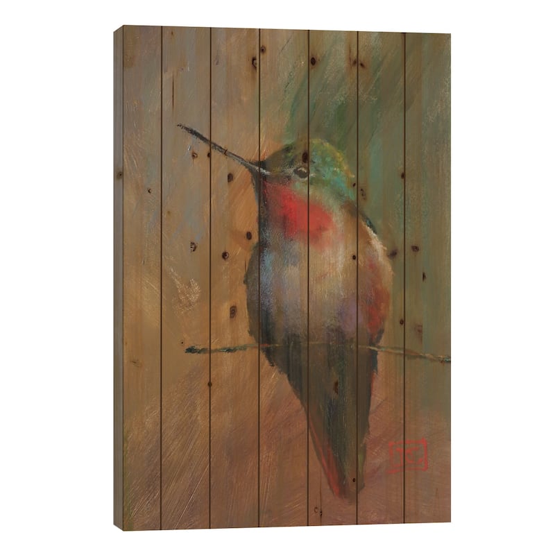 Glory Print On Wood by Dean Crouser - Multi-Color - 26x18x1.5