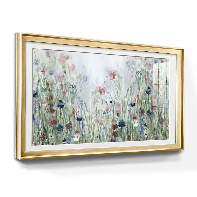 Wildflower Fields- Premium Gallery Framed Print - Ready to Hang