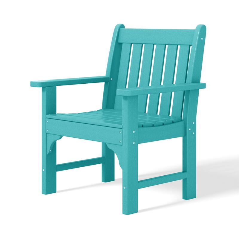 Polytrends Laguna HDPE Outdoor Dining Garden Arm Chair