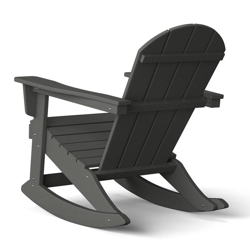 Polytrends Laguna Hdpe All Weather Outdoor Patio Rocking Chair