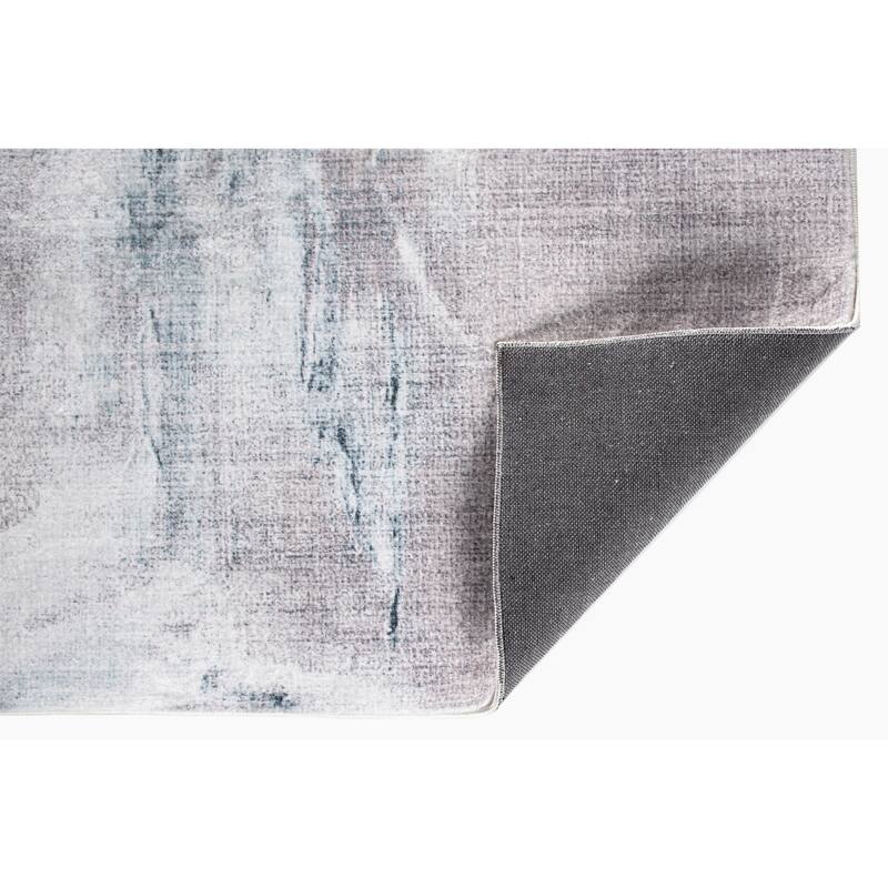 Domani Comfort Modern Abstract Faux Fur Rug