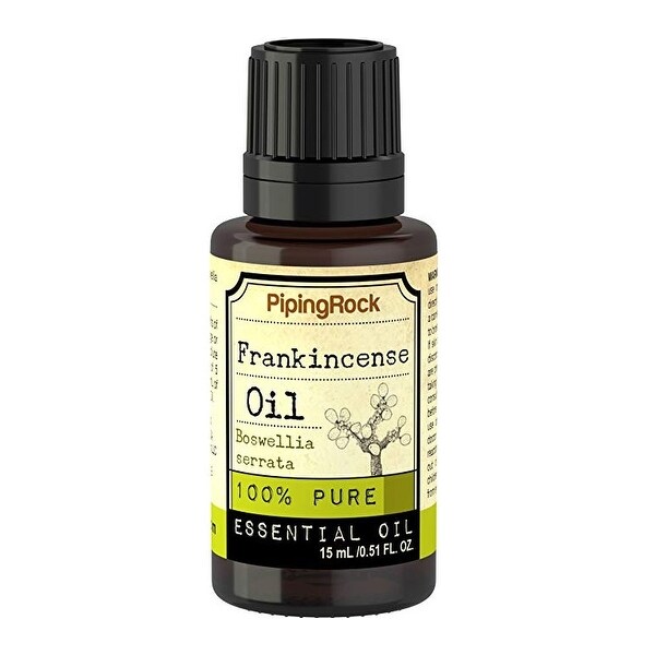 Piping Rock Frankincense Oil 100% Pure Essential Oil 15 mL/0.51 fl. oz. Dropper Bottle. Opens flyout.