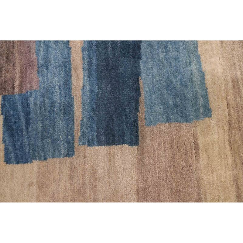 ECARPETGALLERY Hand-knotted Peshawar Ziegler Light Khaki Wool Rug - 4'10 x 6'9