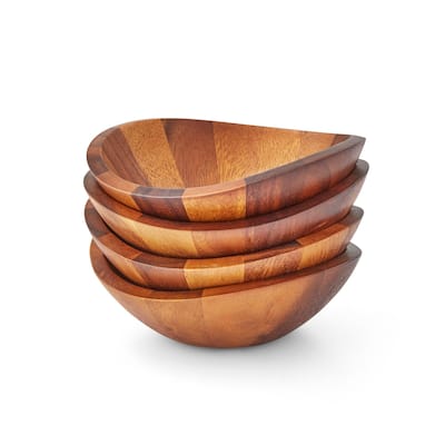 Nambe Set of 4 Braid Individual Salad Bowls