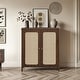 preview thumbnail 6 of 68, Spruce & Spring Boho Chic Sideboard Buffet Cabinet with Storage for Dining & Living Room 1 Piece - Walnut