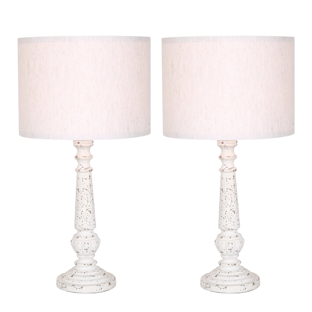 Vintage Bedside Nightstand Lamp Table Lamps Set of 2