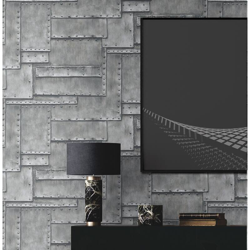 NextWall Fuselage Panel Peel and Stick Removable Wallpaper - 20.5 in. W x 18 ft. L