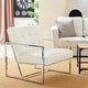 preview thumbnail 43 of 108, Glitzhome Set of Two 30.5"H Mid-Century PU Leather Tufted Accent Chairs