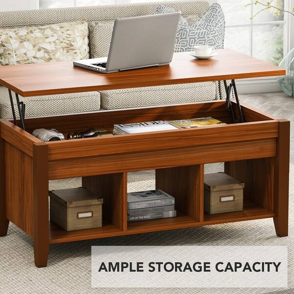 Shop Lift Top Coffee Table With Hidden Storage Compartment And