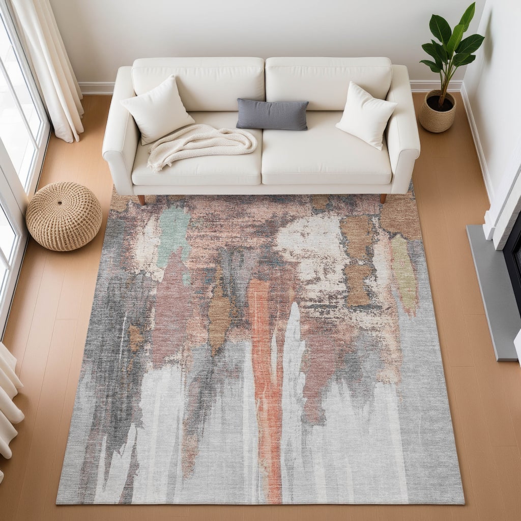 Premium Washable Super Soft Abstract Glam Mayfield Rug