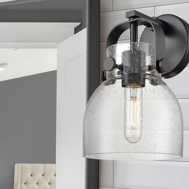 Innovations Lighting Pilaster II Bell - 1 Light 7" Wall-Mounted Sconce