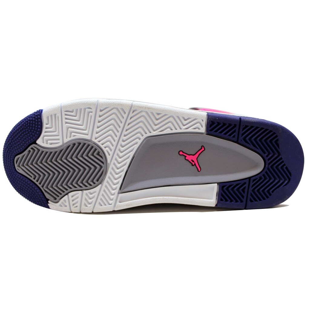 jordan retro 4 pink purple grey