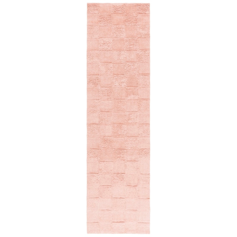 SAFAVIEH Handmade Easy Aygul Care Machine Washable Rug - 2'3" x 9' Runner - Rose - Runner