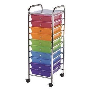Shop Alvin sc10mc storage cart 10-drawer (standard) multi ...