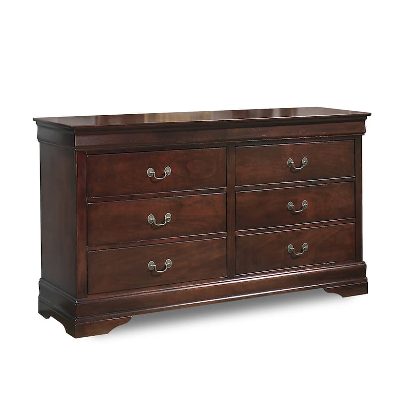 Alisdair Two Drawer Dark Brown Nightstand