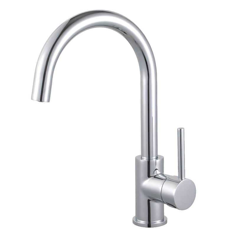 Kingston Brass Concord 1.2 GPM Deck Mounted Single Hole Bathroom - Polished Chrome