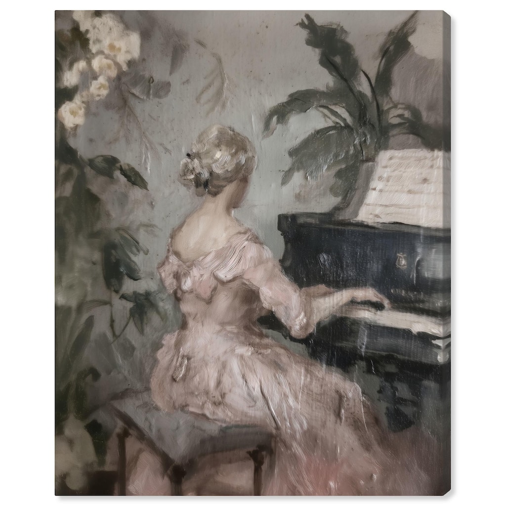 Soft Music Canvas by Art Remedy, Gallery Wrapped