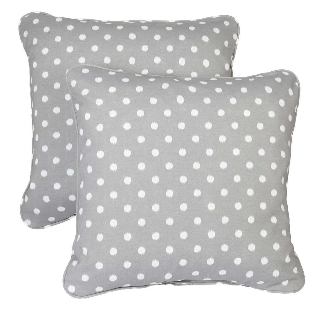 Sorra Home Outdoor Corded Pillow Set of 2