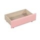 preview thumbnail 14 of 12, Full-Size Upholstered Platform Bed with Seashell Headboard, LED Lights, 2 Storage Drawers and Wood Slat Support, Pink