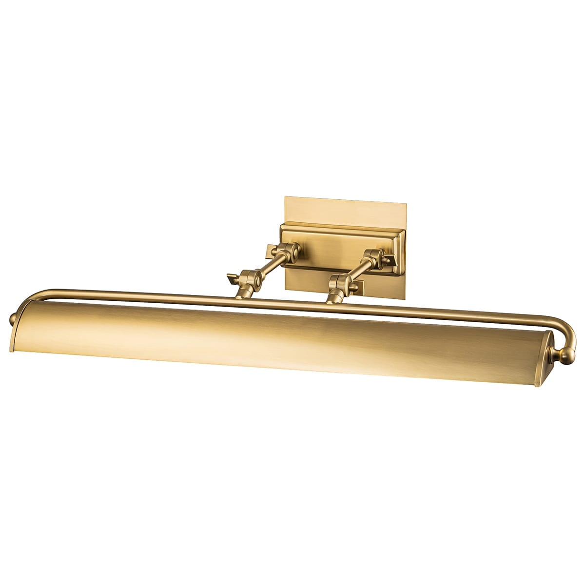 Winchfield Large Picture Light in Aged Brass - 5"h x 27.5"w x 12"d