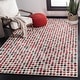 preview thumbnail 1 of 21, SAFAVIEH Handmade Soho Quarta Dots N.Z. Wool Rug 6' Round - Ivory/Multi - Round