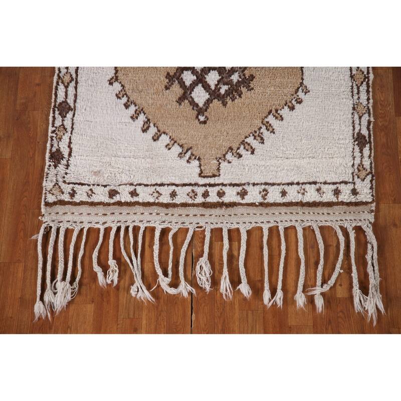 Natural Dye Oriental Anatolian Turkish Runner Rug Handmade Wool Carpet - 4'0"x 13'4"